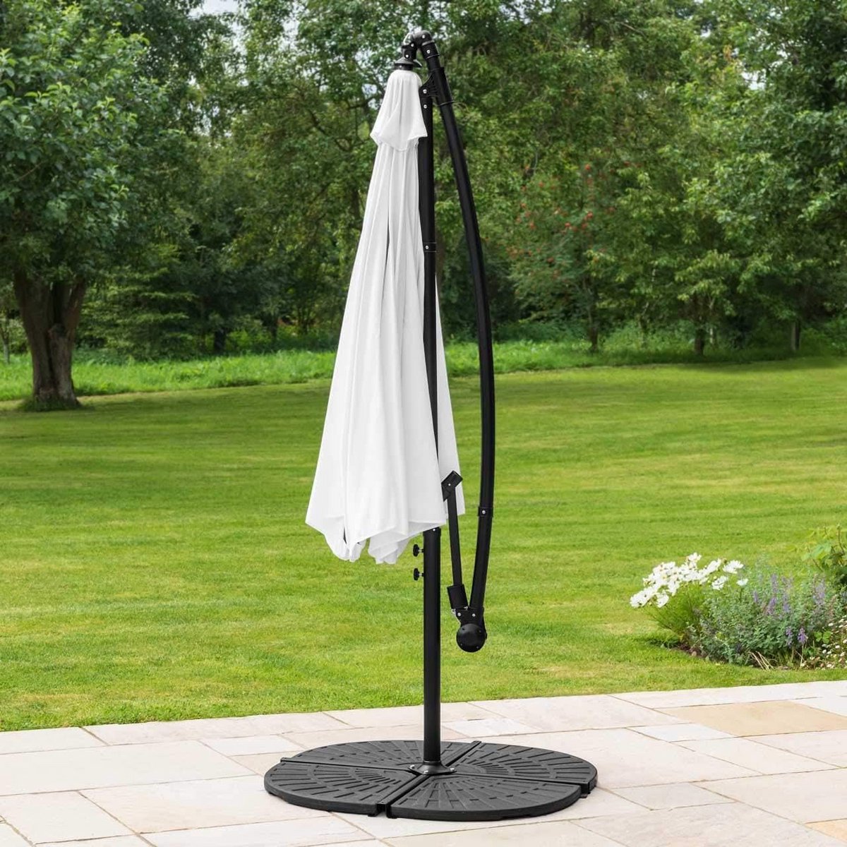 Grote Zweefparasol 3 Meter Verstelbaar - Weerbestendige Tuinparasol Buiten (9101050101059)