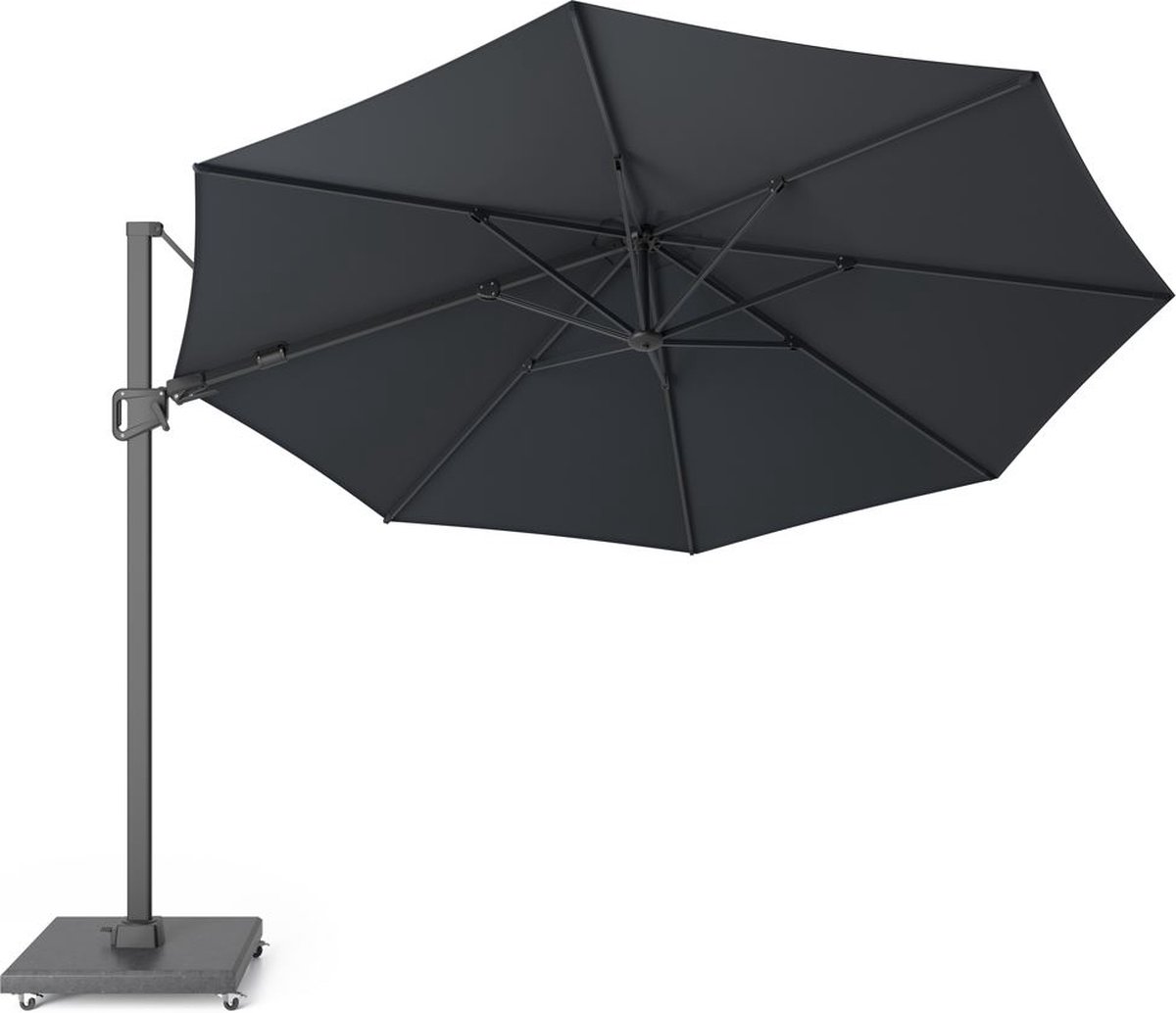 Halifax Zweefparasol Ø350 cm - Antraciet (8720039165106)