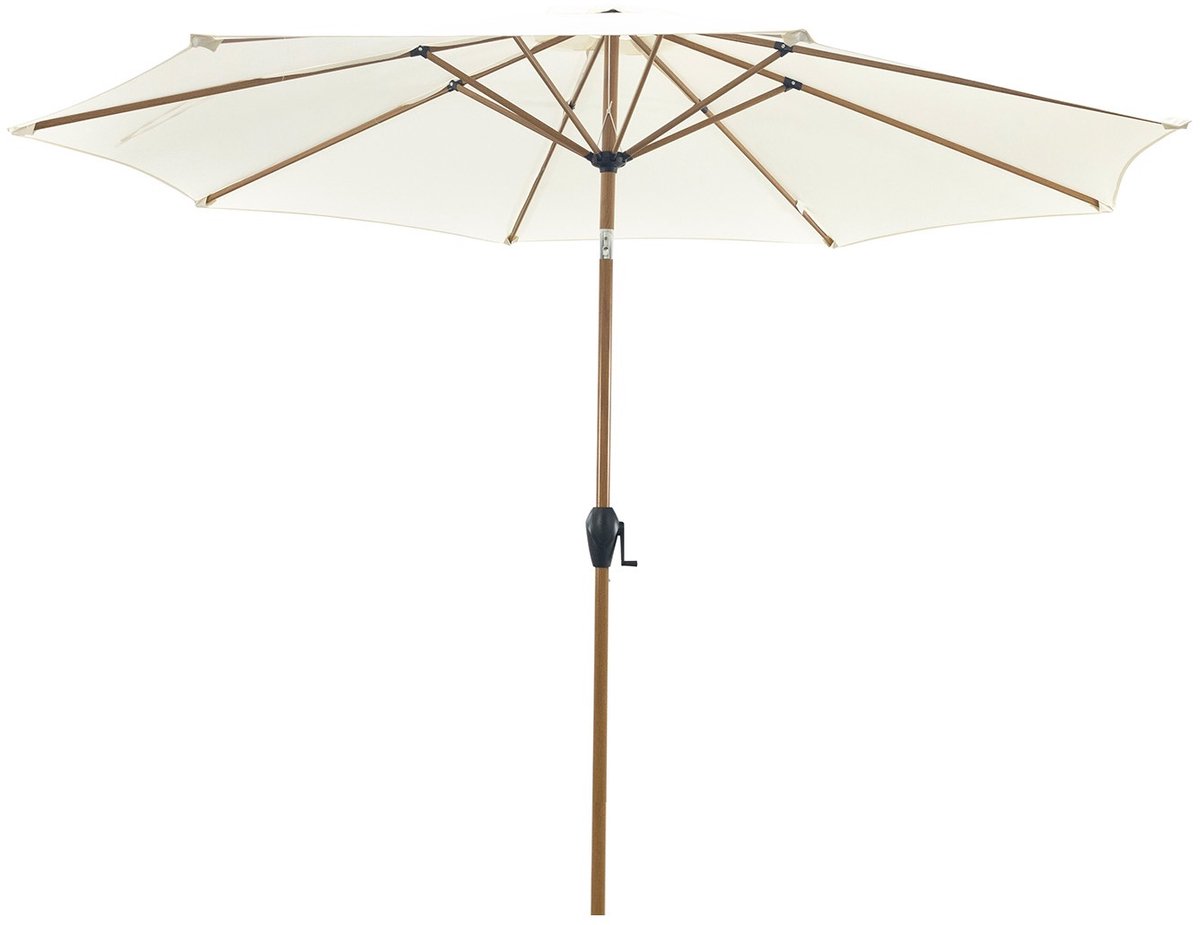 Kayu Stokparasol Ø300 cm. - Ecru/Woodlook (6097341321394)
