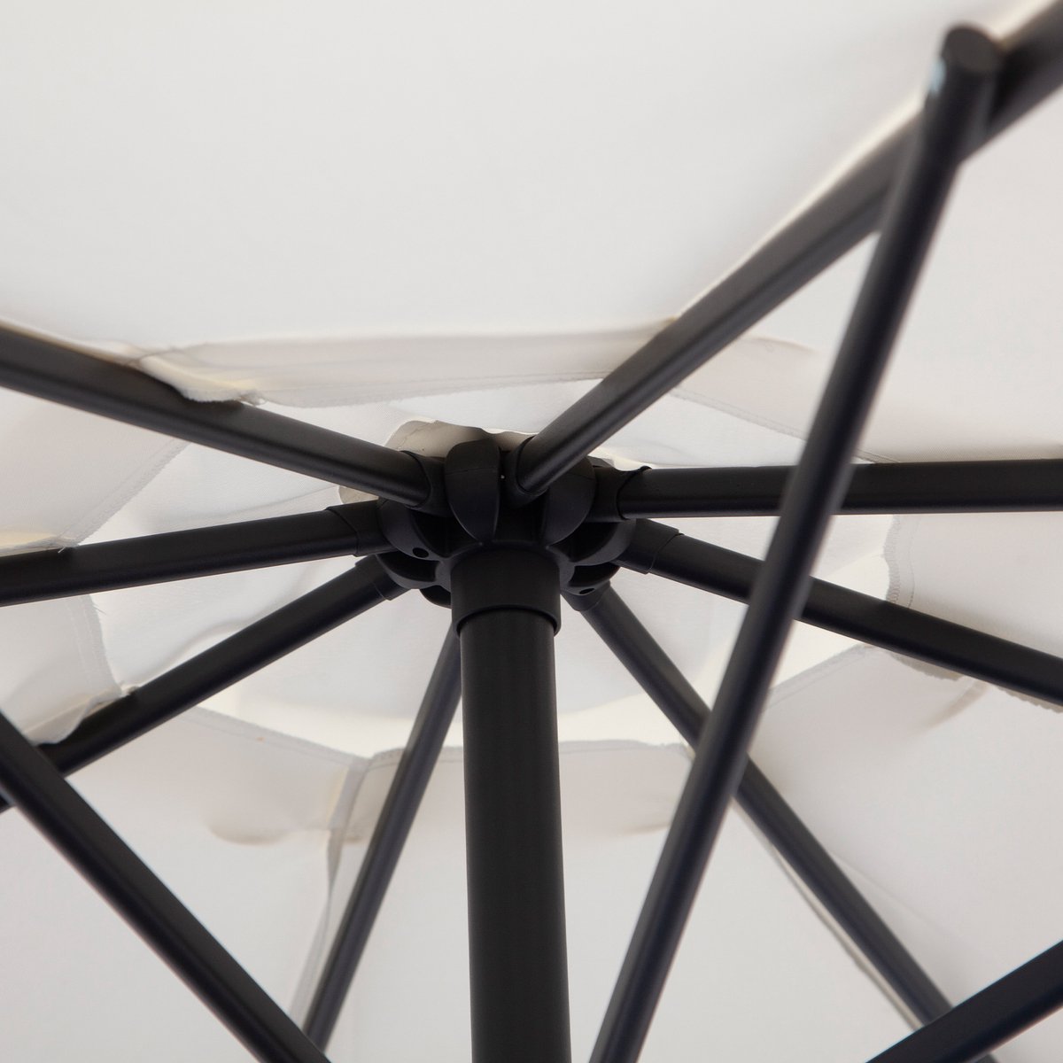 MODFU - Zweefparasol - Met Handzwengel - Vrijstaand - Stalen Frame - Crèmewit (4070864122688)