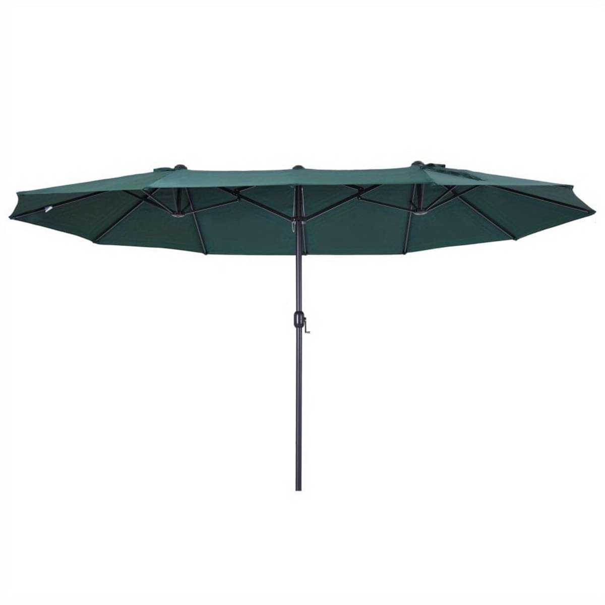 Parasol - Zweefparasol - Stokparasol - Tuinparasol - Balkonparasol - 2,7 Meter Diameter - Polyester Doek - Kruisvoet Met Tegengewicht (8721391701582)