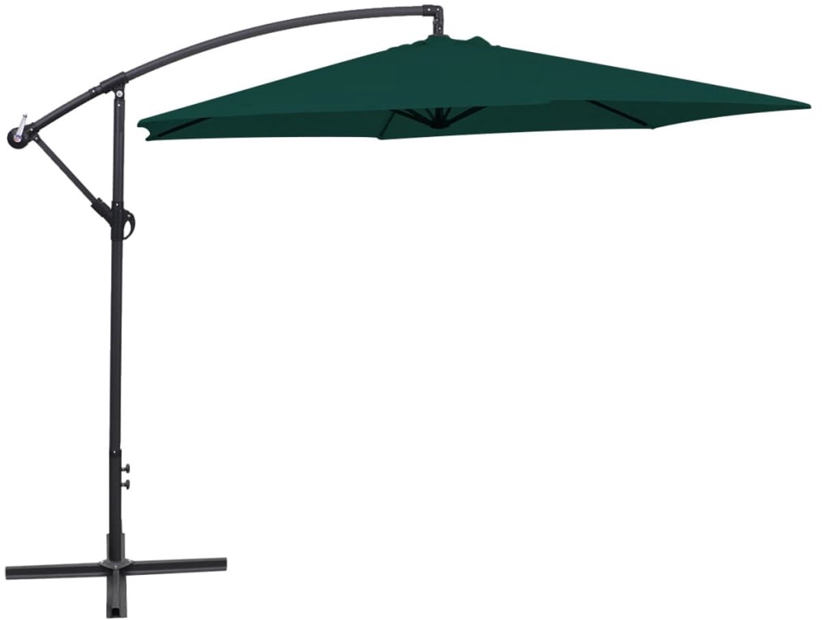 ZweefParasol | Zonnescherm | Tuinparasol 3 m groen (6932537147108)