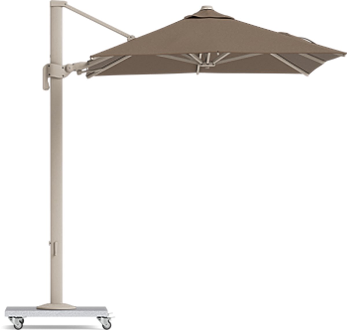Zweefparasol Palermo Vierkant 250x250cm (8719422818347)