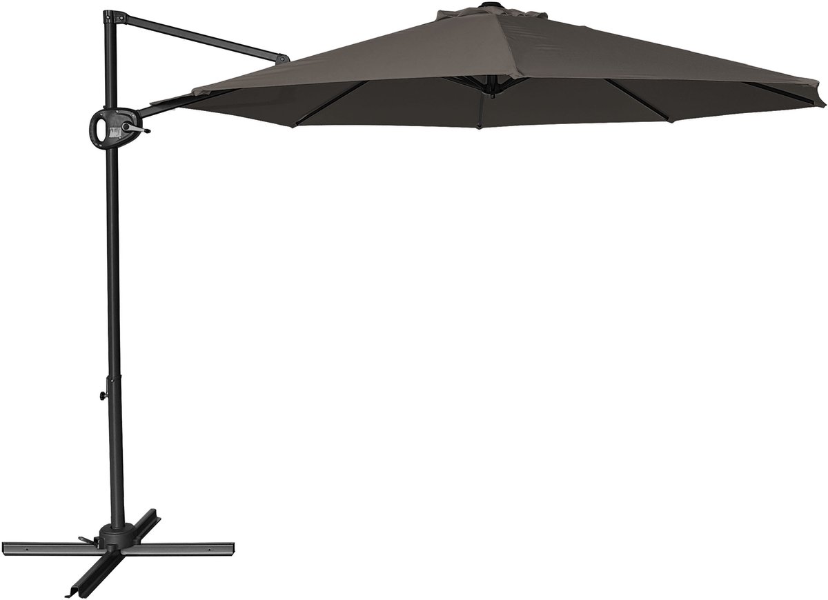 AXI Solea Zweefparasol Ø 300cm Antraciet/taupe (8721399281017)