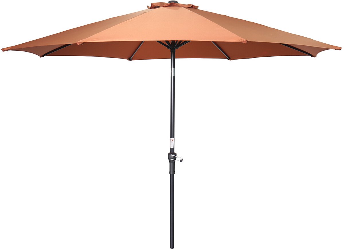 Garden Impressions Lotus stokparasol Ø300 cm - koper (8713002125153)