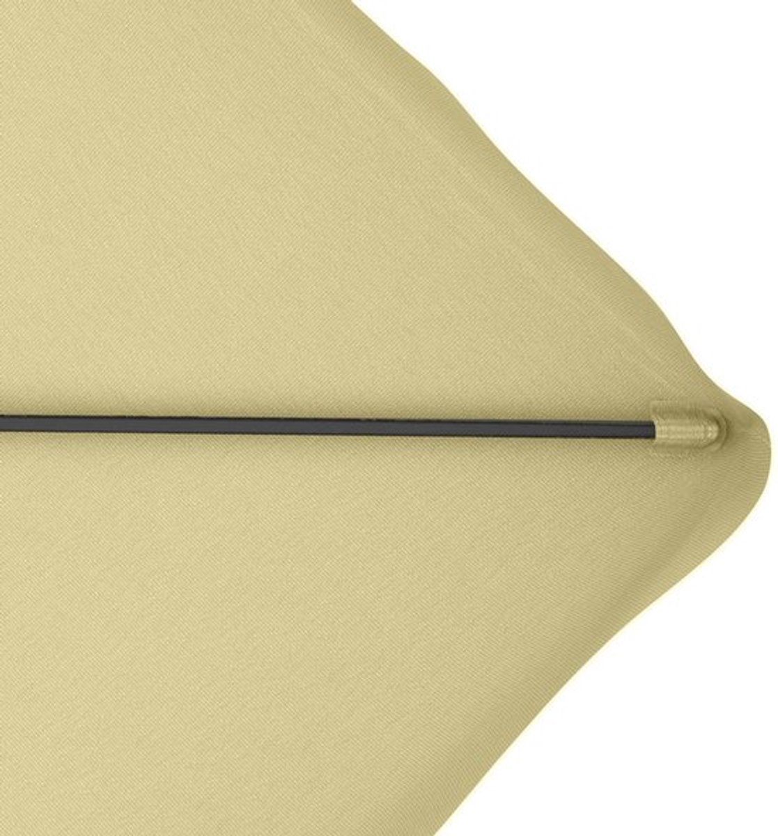 Zweefparasol - Hangparasol - Cantilever Parasol - Terrasparasol - Balkonparasol - Groot 2,4x2,4m - Ventilerend Dak & Stevig Stalen Frame (8721577289712)