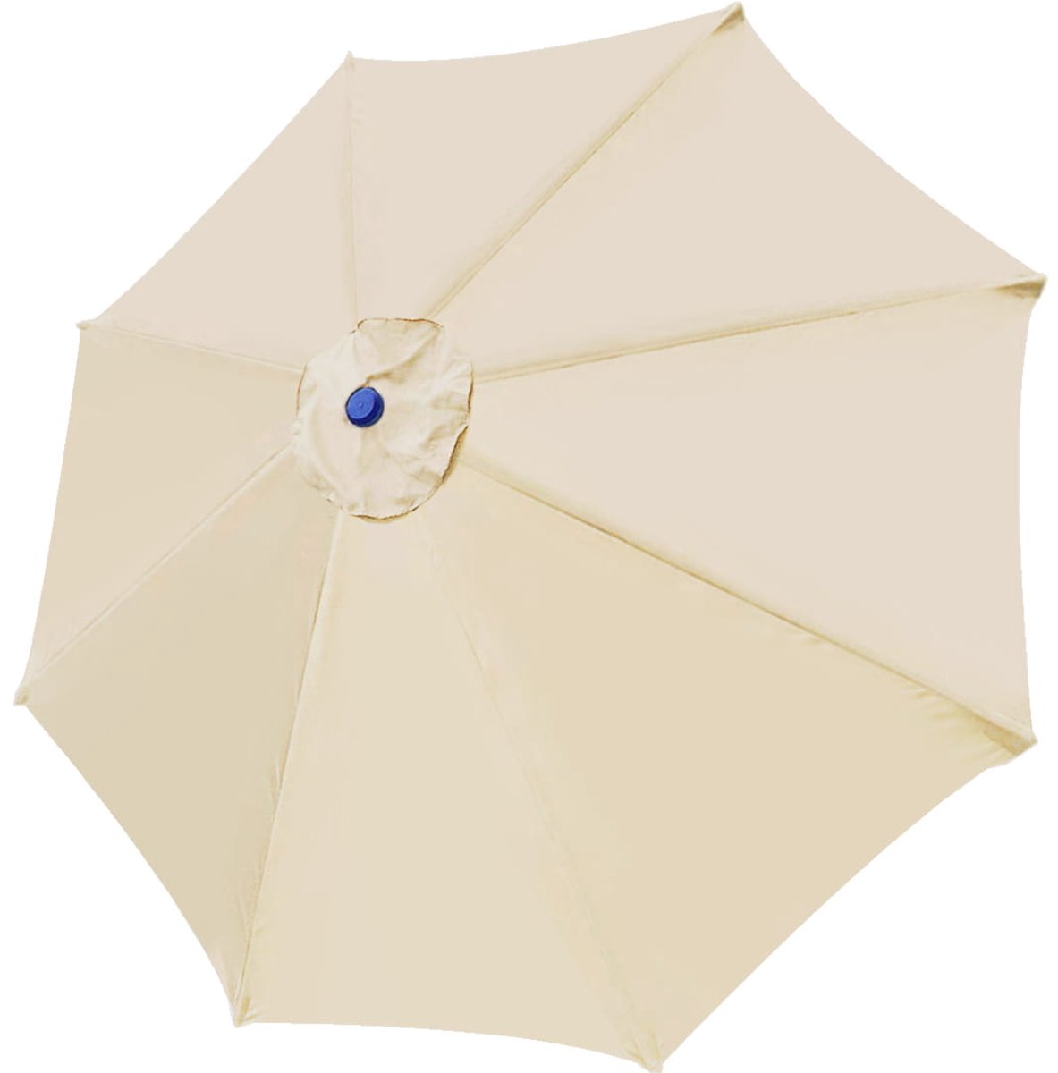 Ferocity Vervangend Parasoldoek - Stokparasol - 300 cm - 8 Baleinen - Waterafstotend - UV-bescherming - Cordura 420 - Beige (5903624417573)