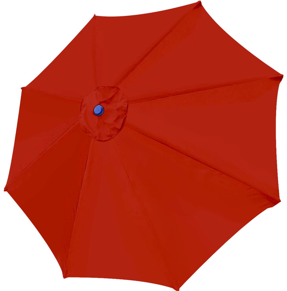 Ferocity Vervangend Parasoldoek - Stokparasol - 350 cm - 8 Baleinen - Waterafstotend - UV-bescherming - Cordura 420 - Rot (5905386901505)