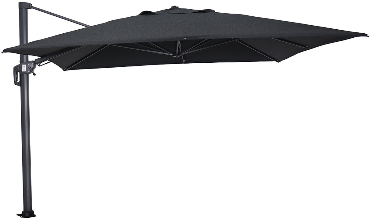 Garden Impressions Hawaii Big Pole II zweefparasol 350x350 cm - royal black (8713002122503)