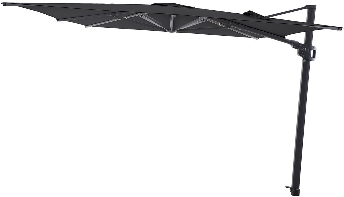 Perfect Shadow Eclipse zweefparasol 300x300 cm. Ultra - Antraciet/Ash Black (6154137640616)