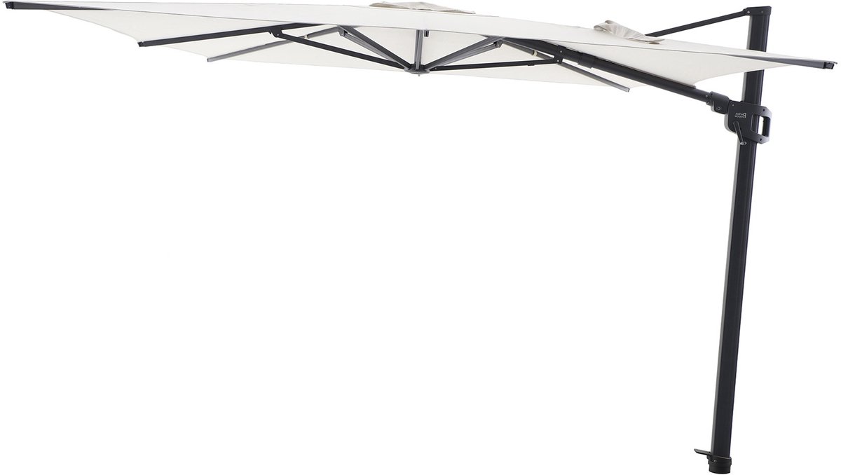 Perfect Shadow Eclipse zweefparasol 300x300 cm. Ultra - Antraciet/Soft Sand (6154137679609)