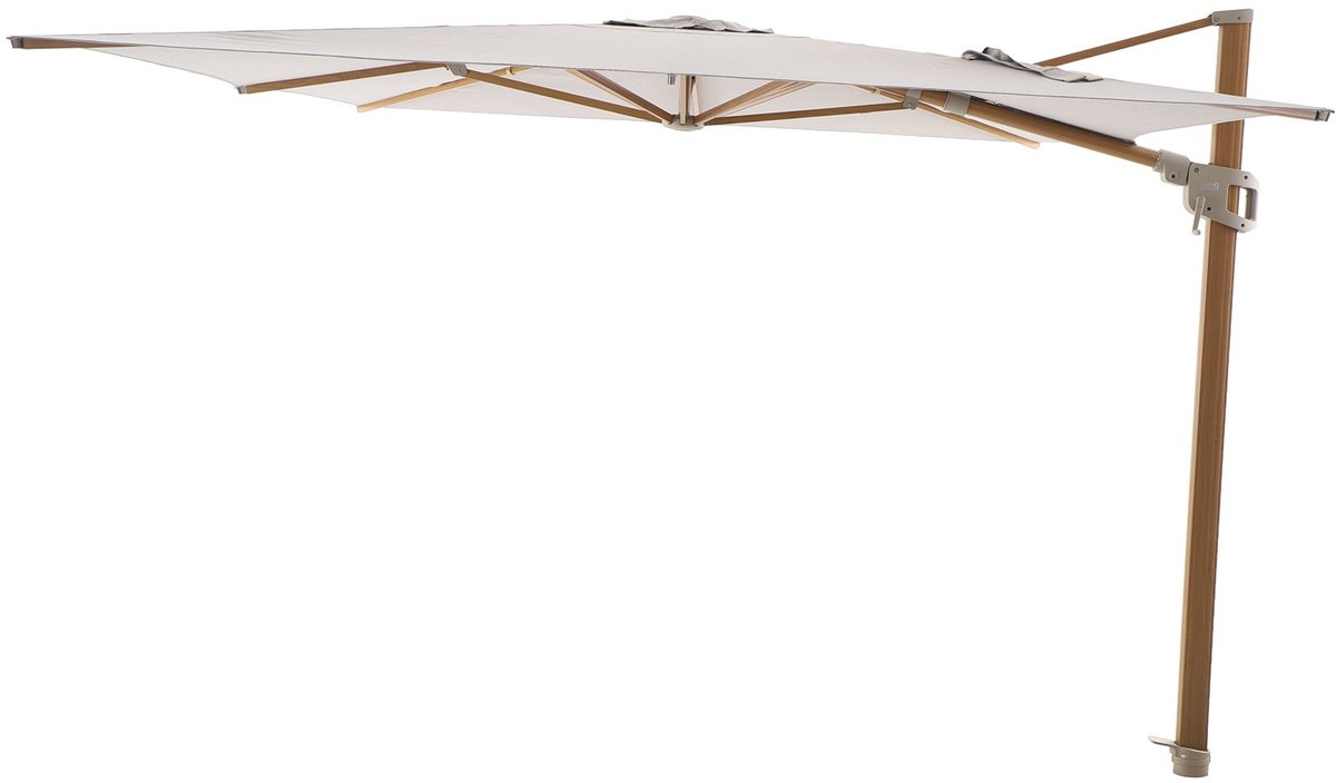 Perfect Shadow Eclipse zweefparasol 300x300 cm. Ultra - Woodlook/Urban Taupe (6154137828878)