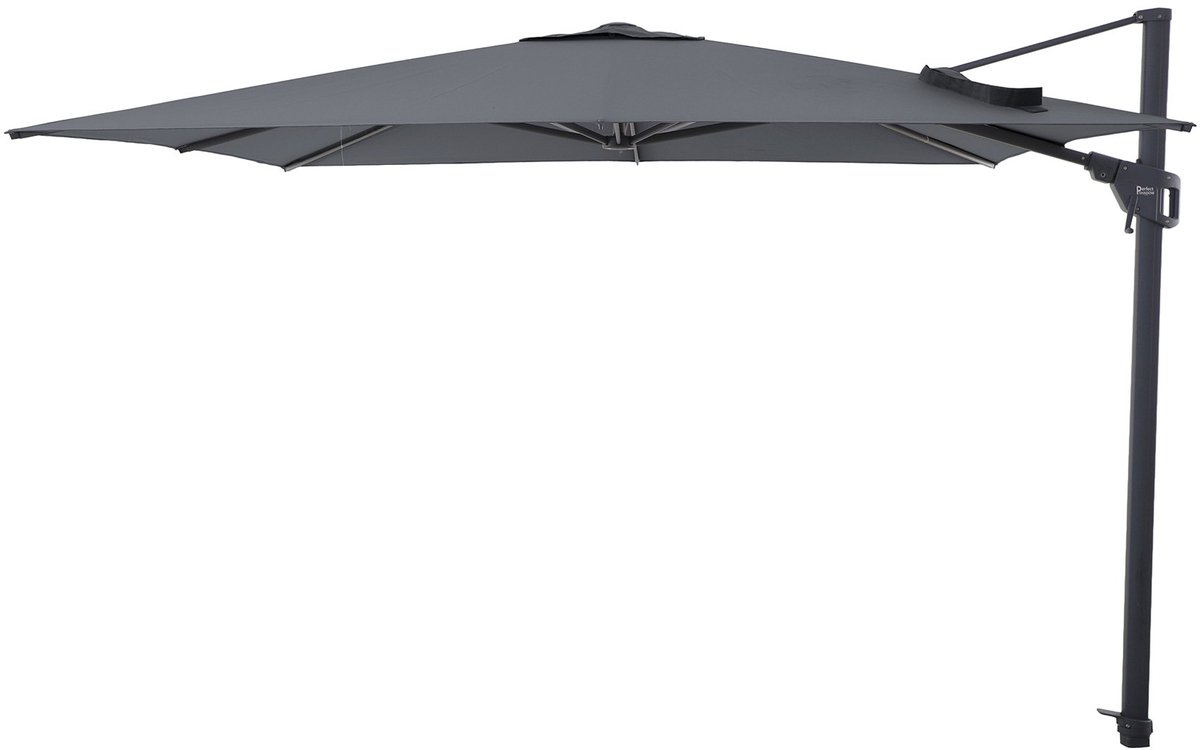 Perfect Shadow Luna zweefparasol 300x300 cm. Flex+ - Antraciet (6154139250240)