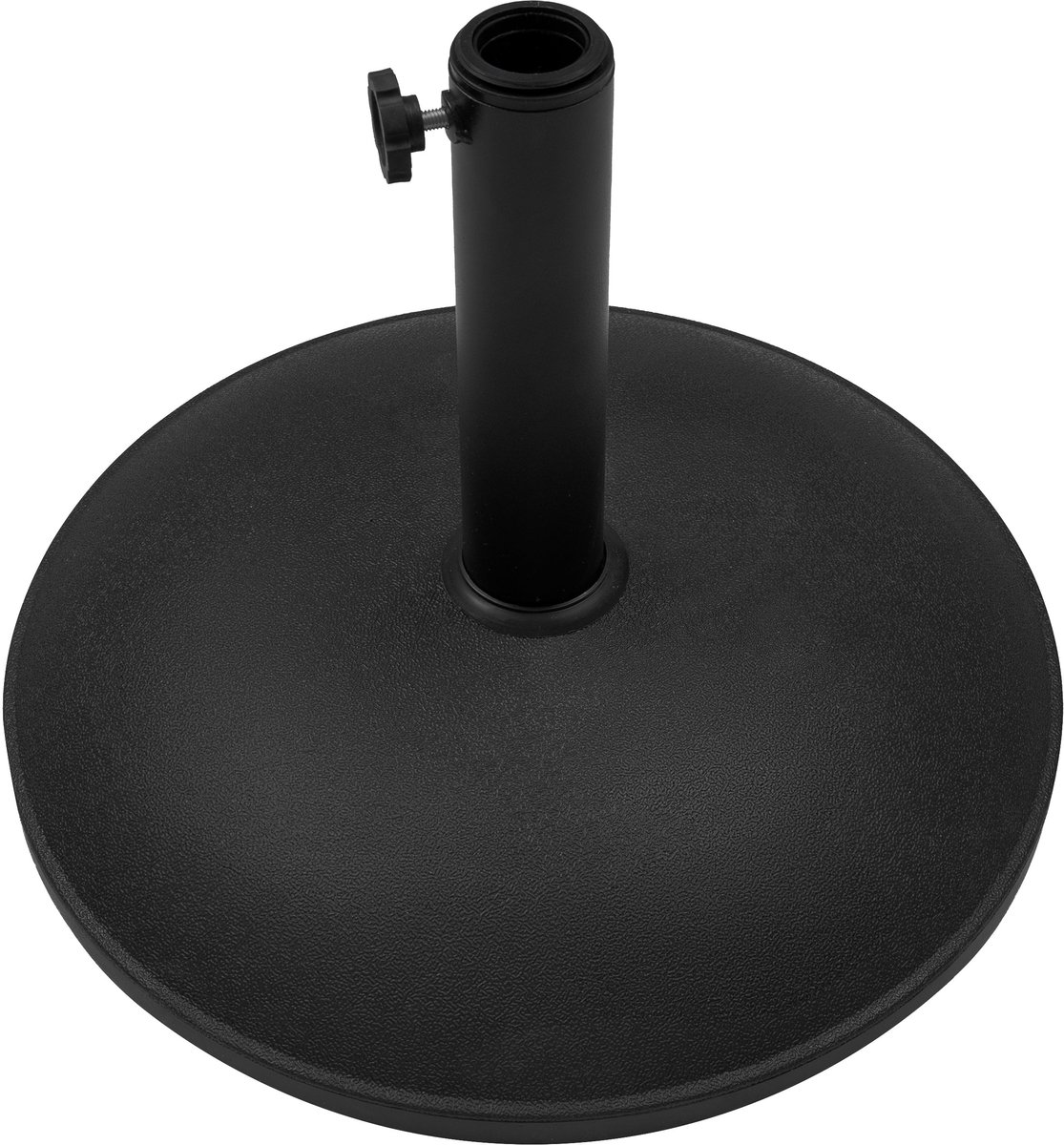Parasolvoet voor kantelbare stokparasol - tuin paraplu - 16 kg beton - zwart (5056806831213)