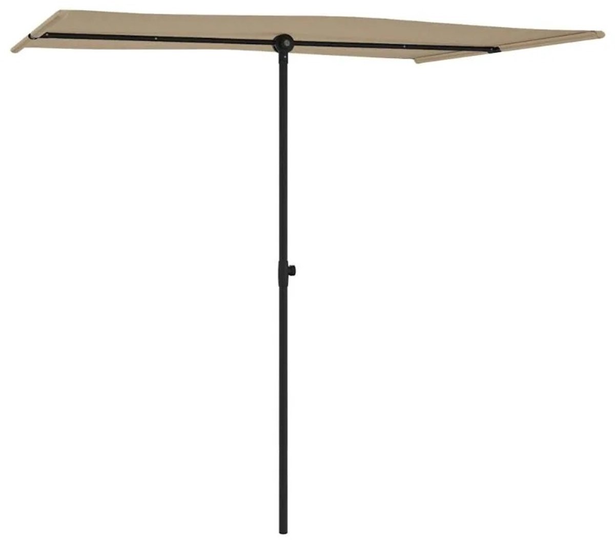 ACEP Verstelbare tuinparasol - Taupe - 2x 1.5M - Aluminium - Parasol - Zweefparasol - Parasolhoes waterdicht - Parasolhoes (8721447584299)