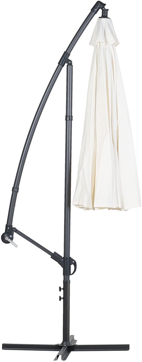 CALABRIA - Zweefparasol - Lichtbeige - Polyester (4260580928224)
