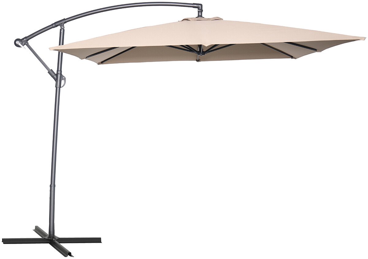 Garden Impressions Corfu zweefparasol 250x250 - taupe (8713002110050)
