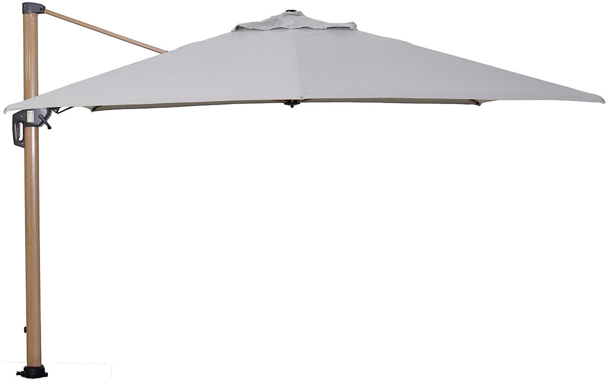 Garden Impressions Hawaii Big Pole II zweefparasol 350x350 teak/royal sand (8713002122572)