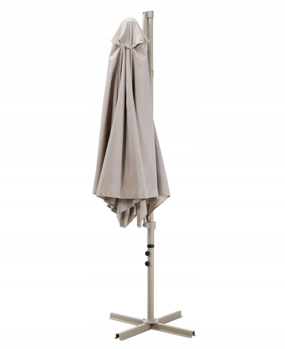 Koopman Parasol - Zweefparasol - 300 cm - Stabiel Staal - UV Bescherming (8721037869881)