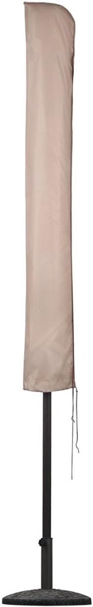 LNMsolutions® Parasolhoes - Parasolhoes Waterdicht - Beschermhoes voor Zweefparasol - Taupe - 11cm x 13cm x 67cm (6156455974909)