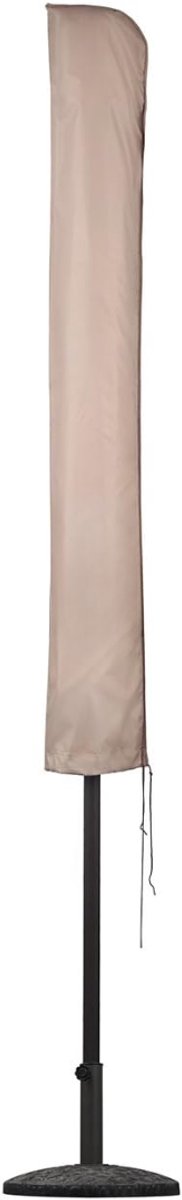 Lìon® Parasolhoes - Beschermhoes voor Zweefparasol - Parasolhoes Waterdicht - Taupe - 11cm x 13cm x 67cm (6156451875859)