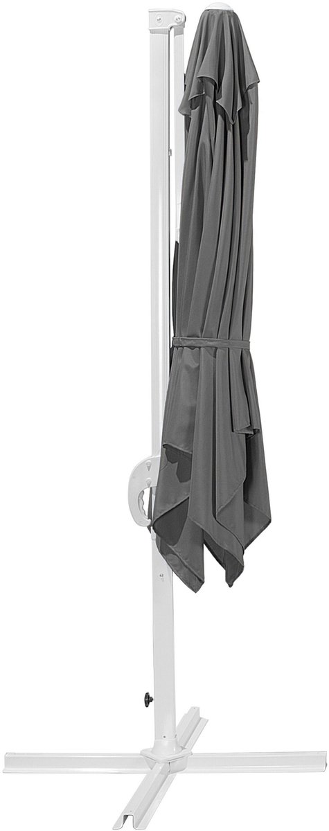 MONZA - Zweefparasol - Donkergrijs - Polyester (4260602371014)