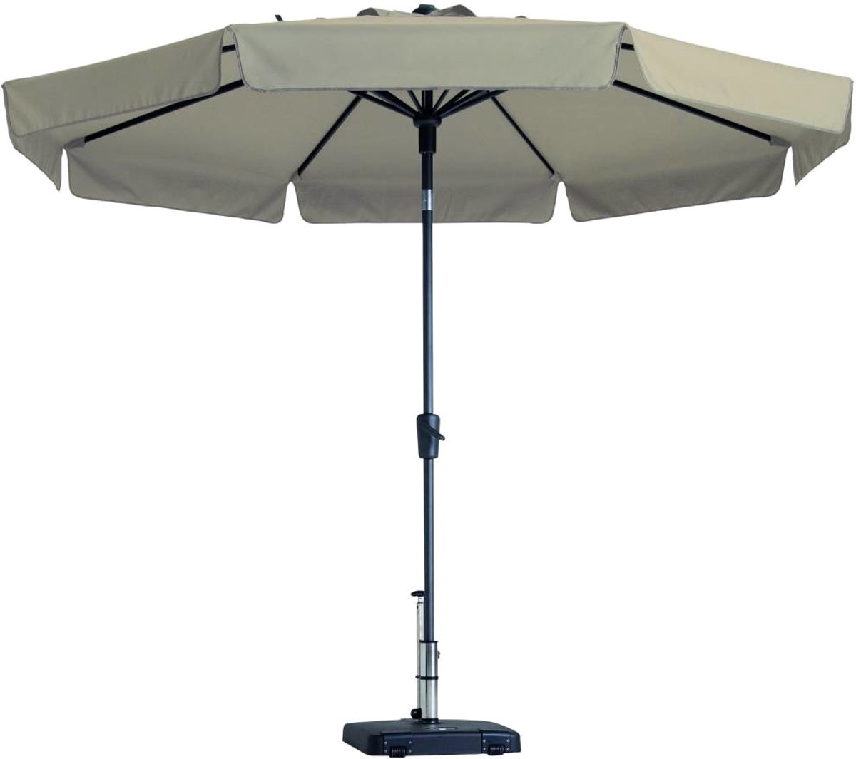 Madison Flores Parasol - stokparasol - Ø300cm - ecru (8713229247522)