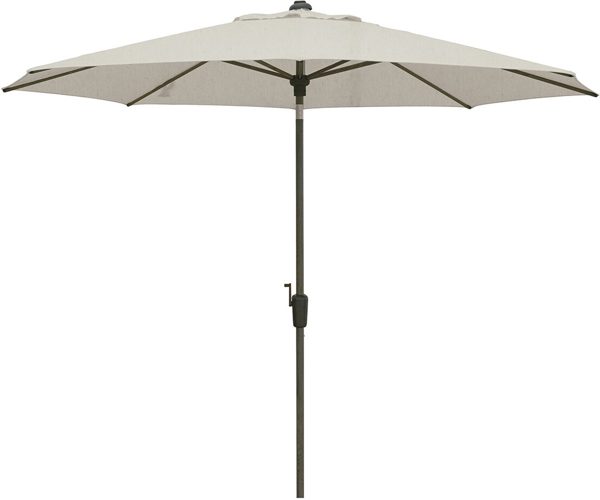 Madison Lisbon stokparasol Ø300 cm automatisch - mellow champagne olefin - chesnut kleurig frame (8713229394967)