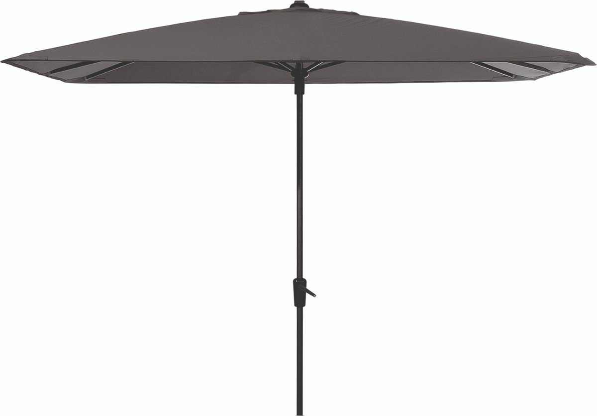 Madison stokparasol round corner 280 x 280 cm. - Grey (8713229047320)