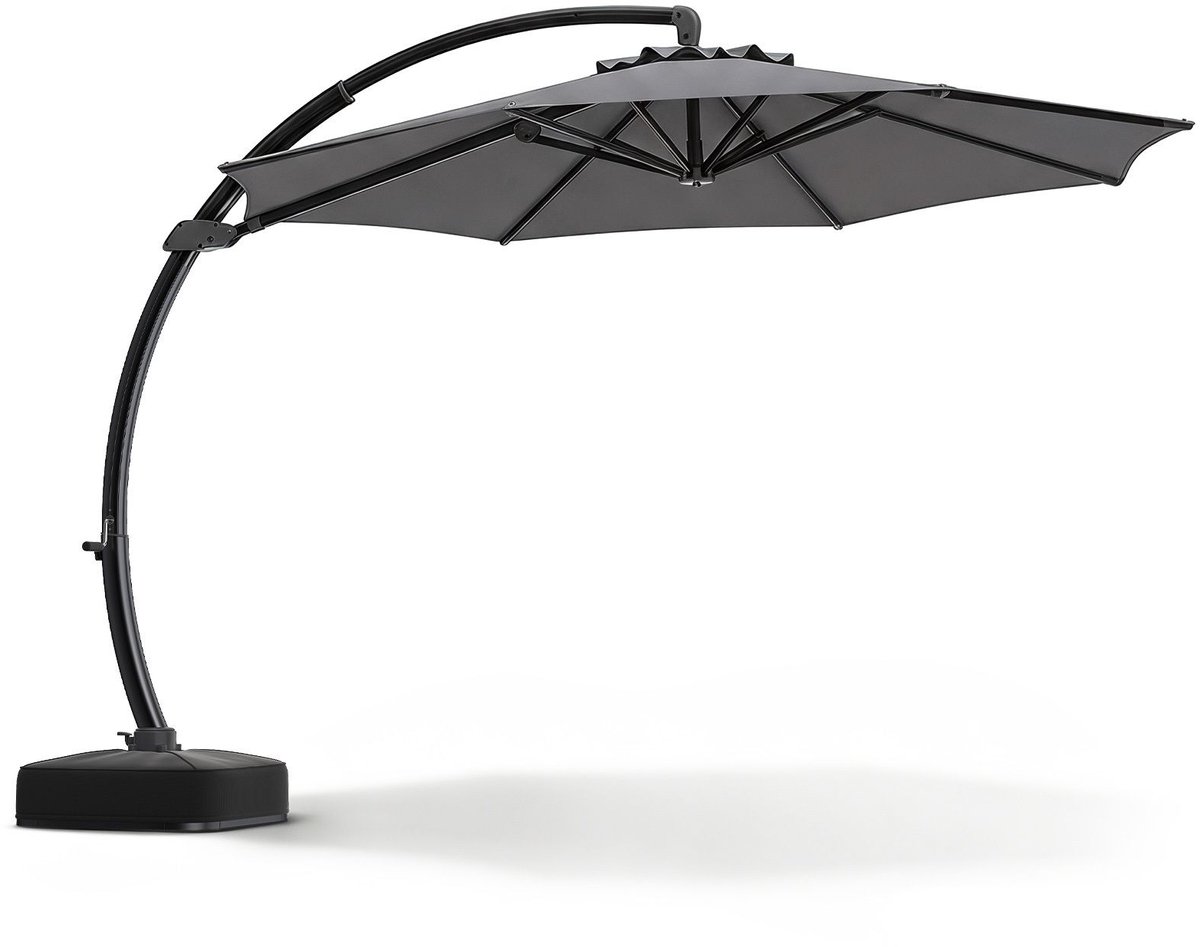 Parasol - Waterdicht & UV-beschermend - Kantelbaar - Luxe Zweefparasol voor Tuin - Balkon of Terras - Weerbestendig (8721564009569)