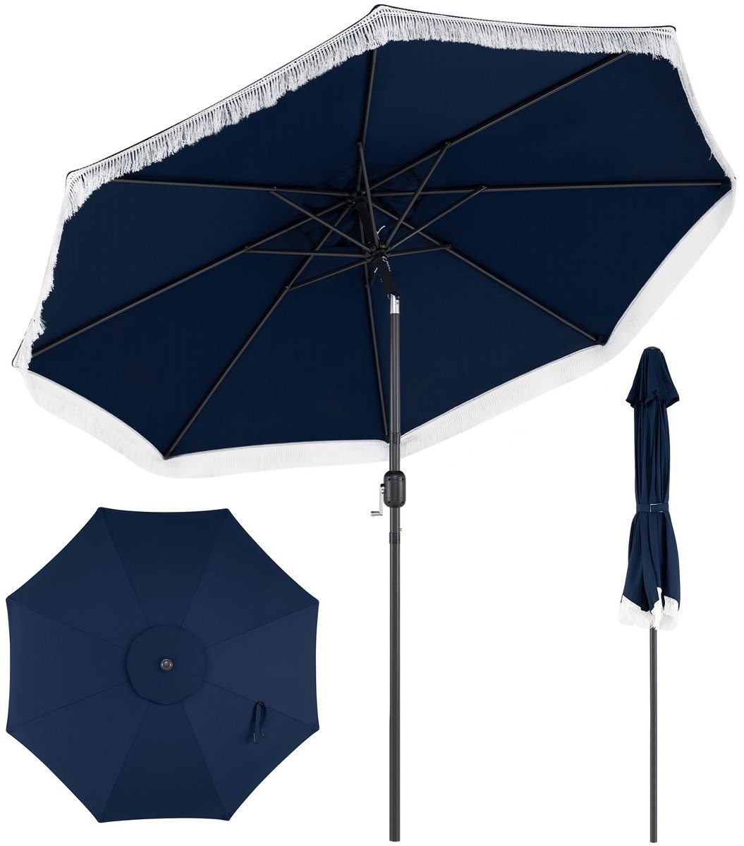 Parasol - Waterdicht & UV-beschermend - Kantelbaar - Luxe Zweefparasol voor Tuin - Balkon of Terras - Weerbestendig (8721564009613)
