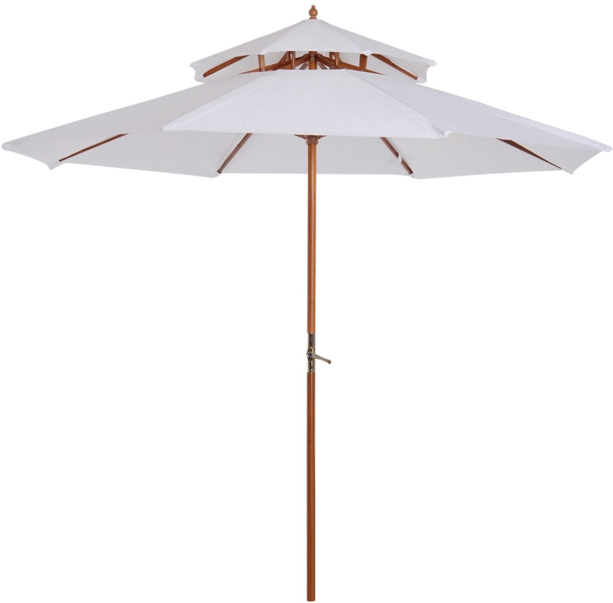 Parasol - Waterdicht & UV-beschermend - Kantelbaar & Verstelbaar - Luxe Zweefparasol voor Tuin - Balkon of Terras - Weerbestendig (8721564010213)