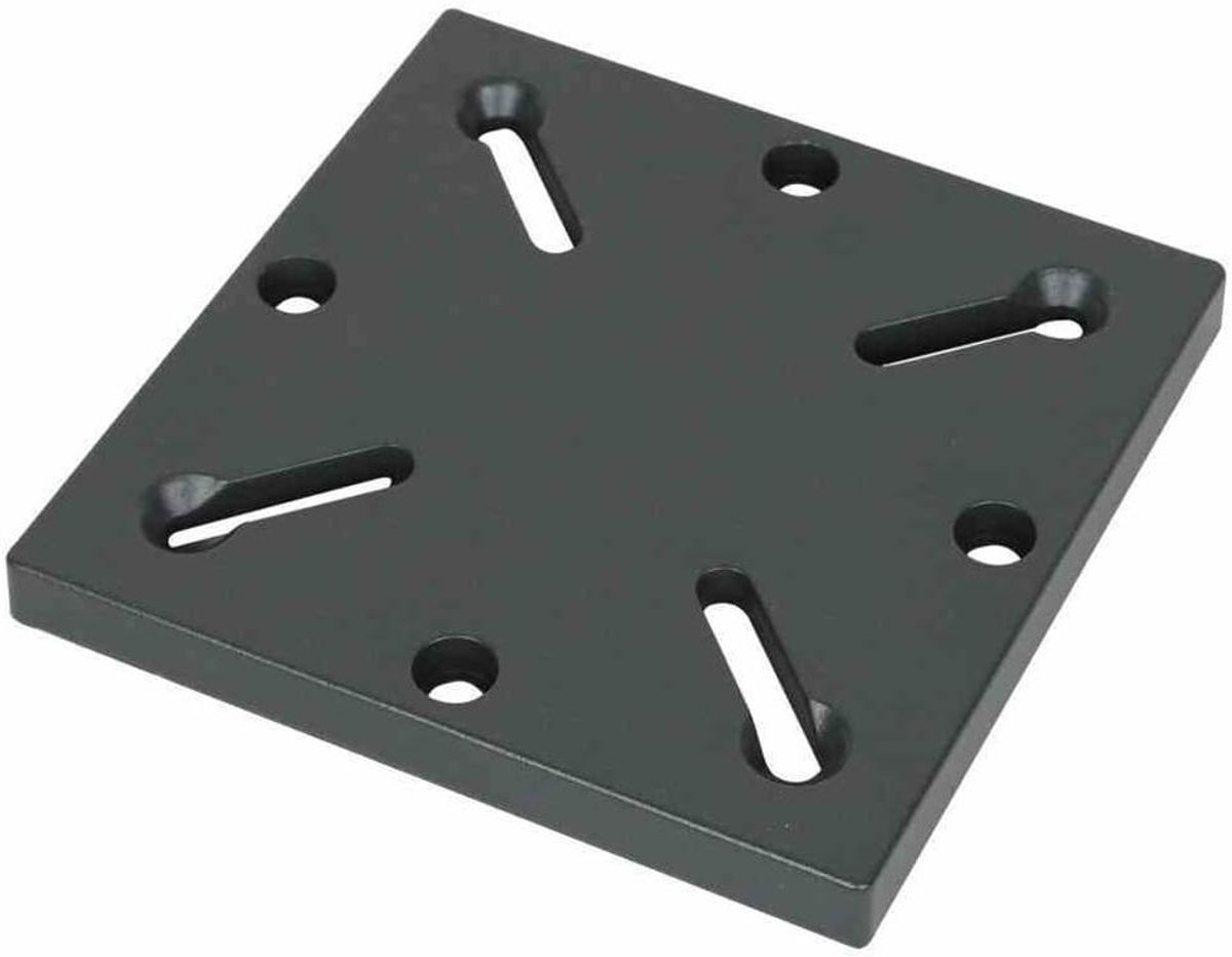 Parasolvoet Adapter - Huls Verkleiner - Zweefparasol Stabiliseren - Verstelbare Gatafstand - 23x17x5 cm - Grijs (9101248899409)