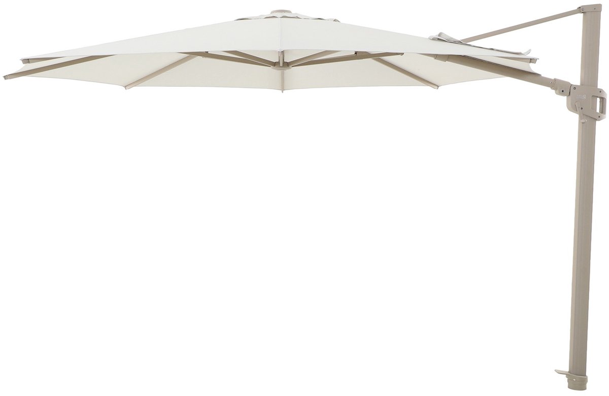 Perfect Shadow Eclipse ronde zweefparasol Ø350 cm. Ultra - Latte/Soft Sand (6154138210221)
