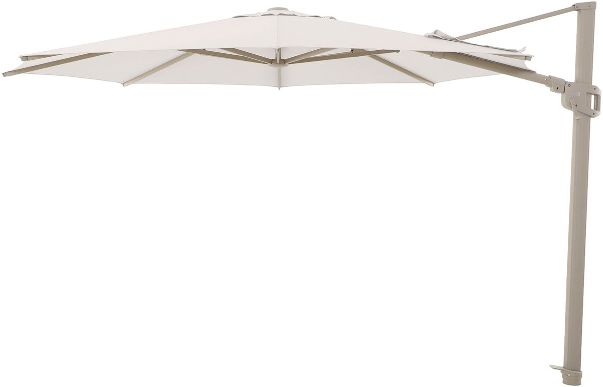 Perfect Shadow Eclipse ronde zweefparasol Ø350 cm. Ultra - Latte/Urban Taupe (6154138147114)