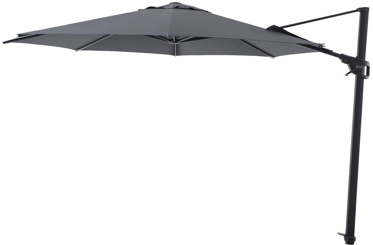 Perfect Shadow Luna ronde zweefparasol Ø350 cm. Flex+ - Antraciet (6154139568574)