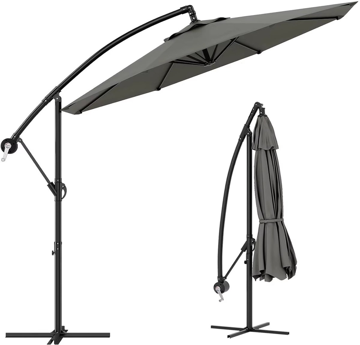 Umarko - Zweefparasol - 360° Draaibaar - Met Kantelfunctie - 300 cm (6156322054031)
