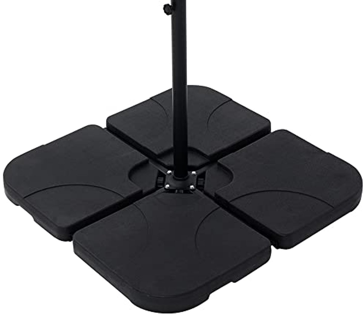 Vulbare Parasolstandaard tot 80 kg met Water of Zand - Parasolgewicht voor Zweefparasol (6154019418449)