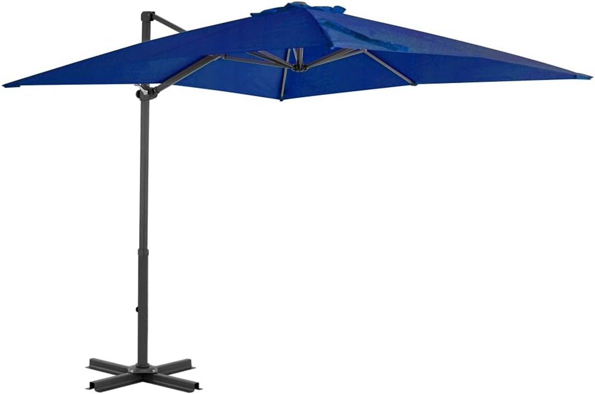 Zweefparasol 250x250 cm met Aluminium Paal en Draaimechanisme (9101132007880)
