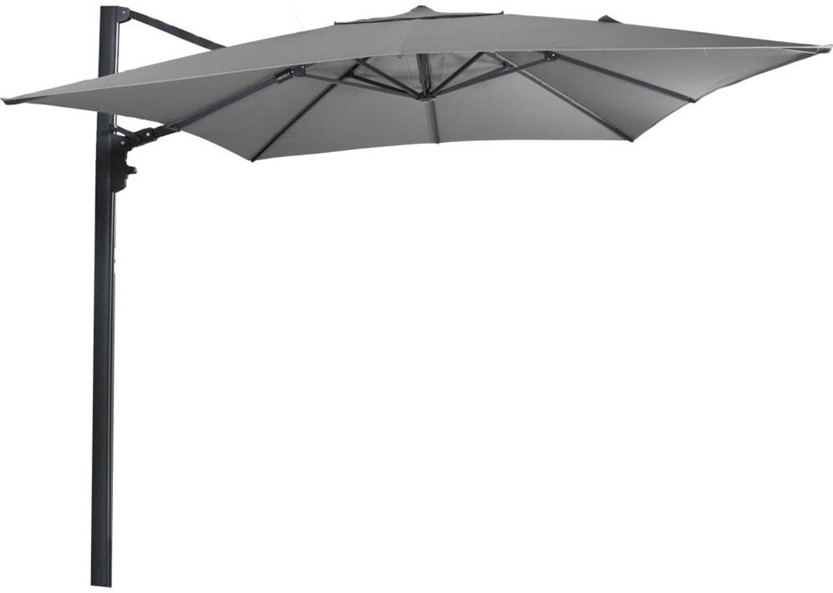 Zweefparasol Virgo Up grijs 3x3 meter (8714365533838)