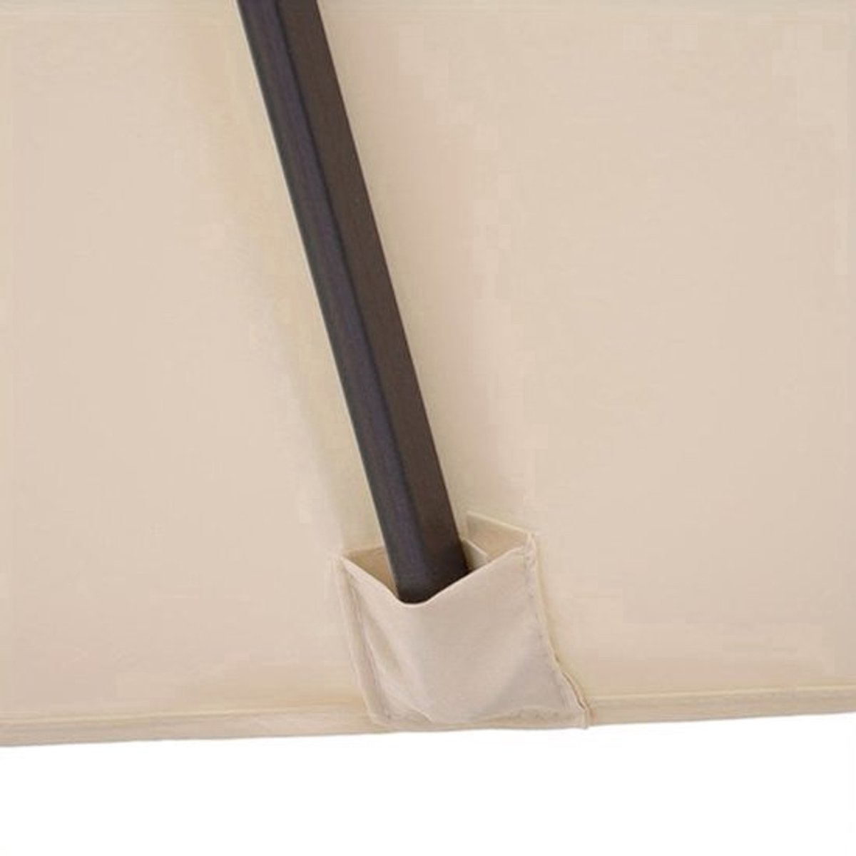 Parasol - Tuinparasol - Stokparasol - Marktparasol - Balkonparasol - Dubbel Laags Doek - Handmatige Handkrik - Beige Ovaal 455x270x240 cm (9113765845784)