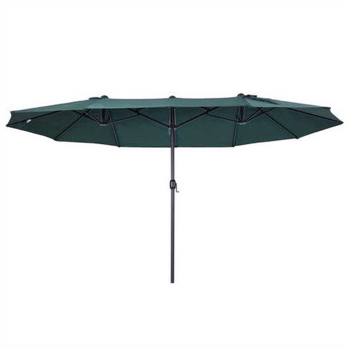 Parasol - Zweefparasol - Stokparasol - Tuinparasol - Balkonparasol - 2,7 Meter Diameter - Polyester Doek - Kruisvoet Met Tegengewicht (9113768869848)