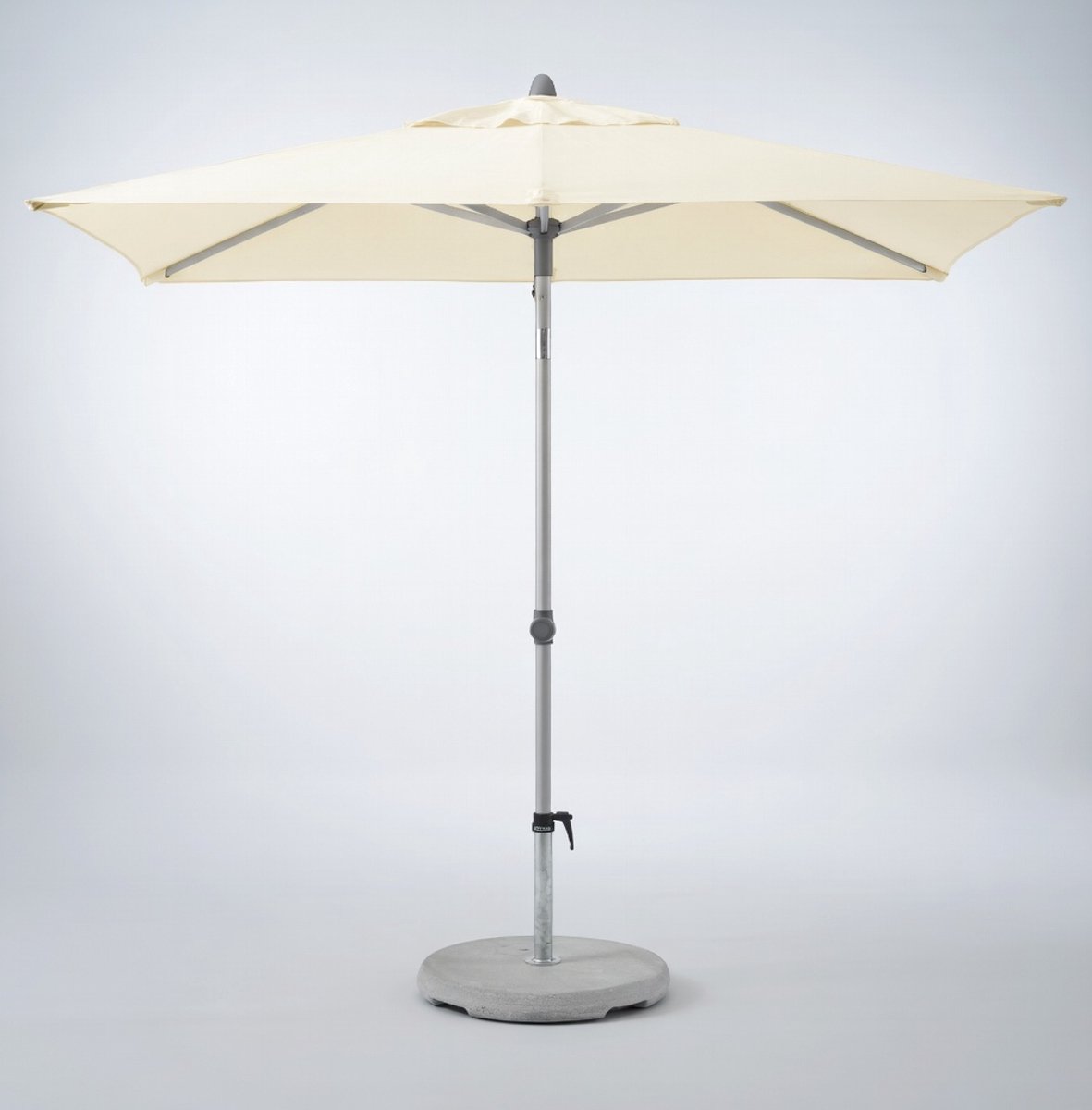 Suncomfort Push-Up Stokparasol 210x150 cm - Aluminium Frame, Kantelbaar & Verstelbaar - 100% Polyester 180 g/m² Tuinparasol - MedaHomeStore (9505514211696)